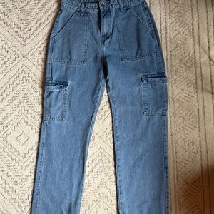 Blue Cargo Jeans